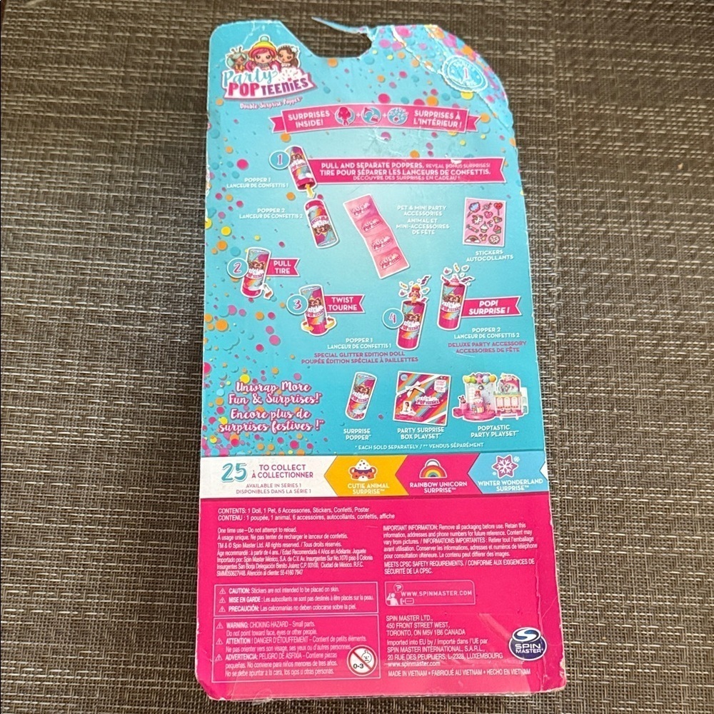 Double Surprise Party Pop Teenies. New in box - Picture 3 of 8